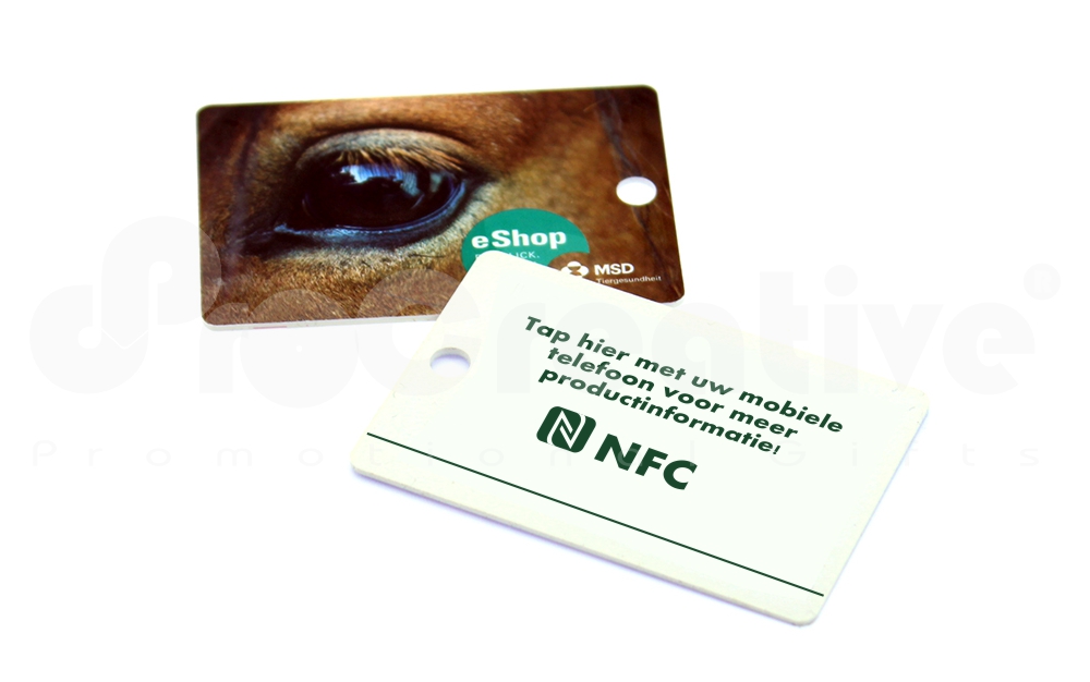 NFC-PVC-kaartje-g NFC voor reclames en promoties - ProCreative | Relatiegeschenken & promotieartikelen