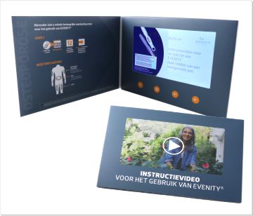 Evenity | Video Brochure met 7 inch beeldscherm 
